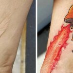 25 татуировок, благодаря которым владельцы могут хвастаться шрамами, а не прятать их