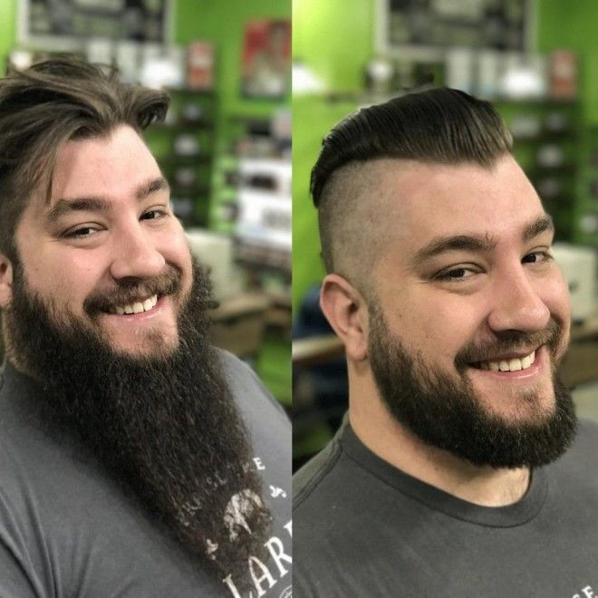 20 фото показывающих разницу между ухоженной бородой и заброшенными кустами 42