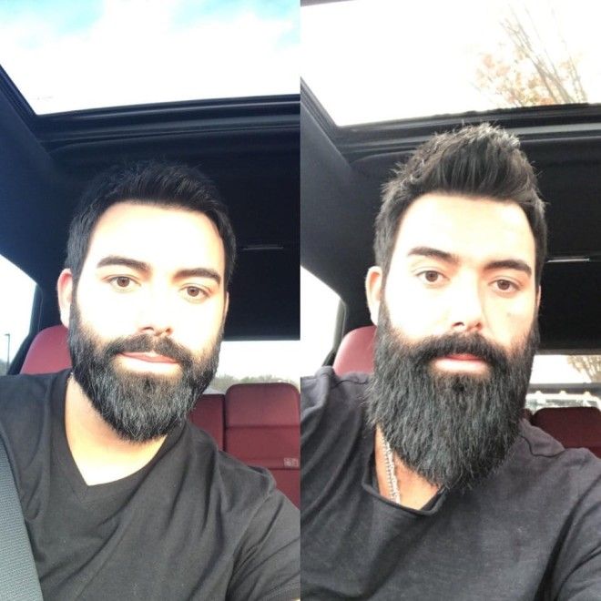 20 фото показывающих разницу между ухоженной бородой и заброшенными кустами 48