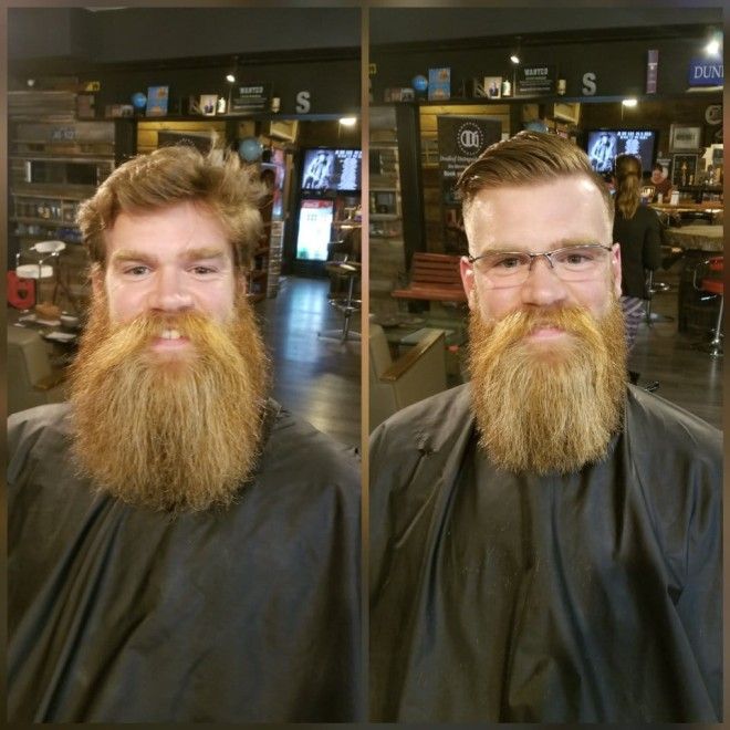 20 фото показывающих разницу между ухоженной бородой и заброшенными кустами 49