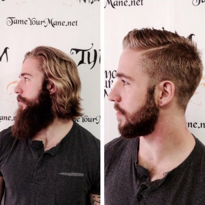 20 фото показывающих разницу между ухоженной бородой и заброшенными кустами 46