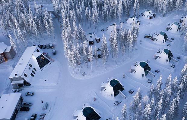 В Финляндии появился отель для наблюдения за северным сиянием 40