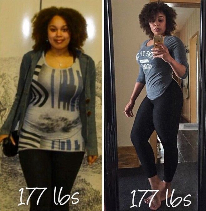 20 девушек, которые очень изменились, не потеряв ни килограмма 44