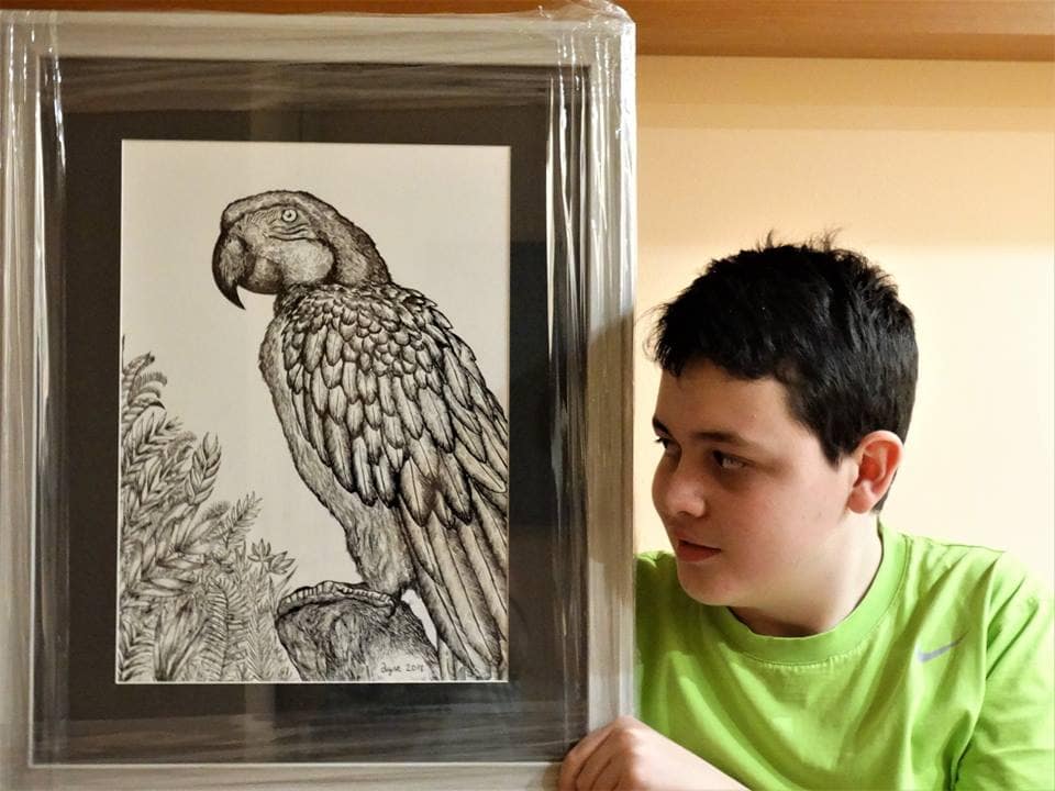 Этот сербский мальчик с 2 лет мечтал быть художником. Сейчас ему 16, и прогресс просто поразительный 76