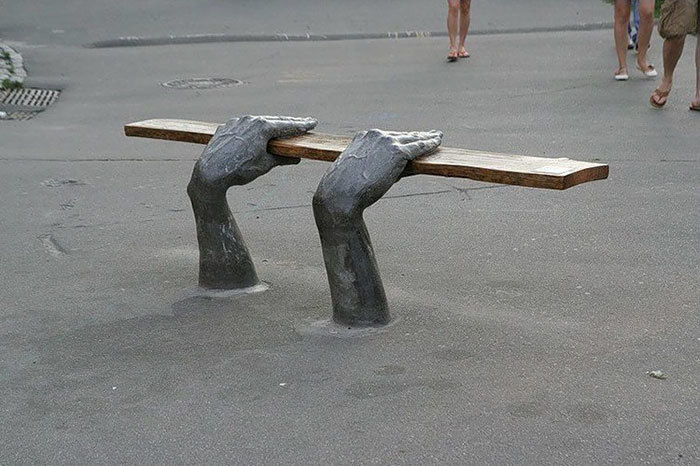 Bench In Kiev, Ukraine