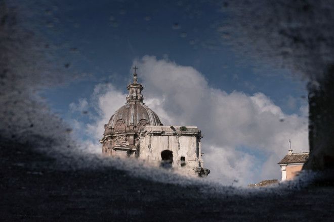 Дождливый Рим: необычный взгляд на Вечный город 41