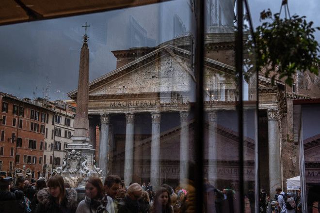 Дождливый Рим: необычный взгляд на Вечный город 42