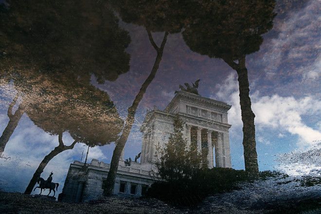 Дождливый Рим: необычный взгляд на Вечный город 45