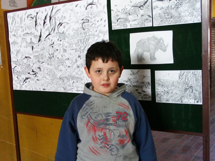 Этот сербский мальчик с 2 лет мечтал быть художником. Сейчас ему 16, и прогресс просто поразительный 60