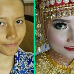 10 невест из Азии до и после свадебного макияжа. Просто нет слов…