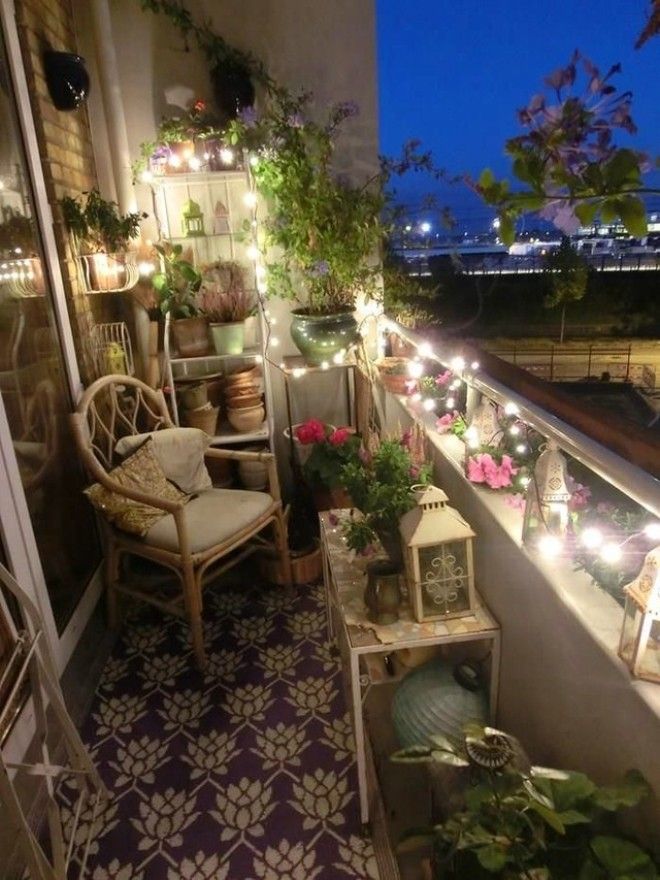 15 самых красивых маленьких балконов 40