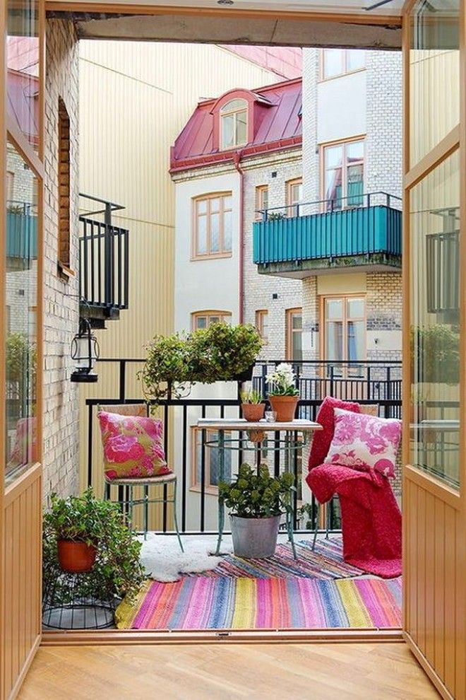 15 самых красивых маленьких балконов 29
