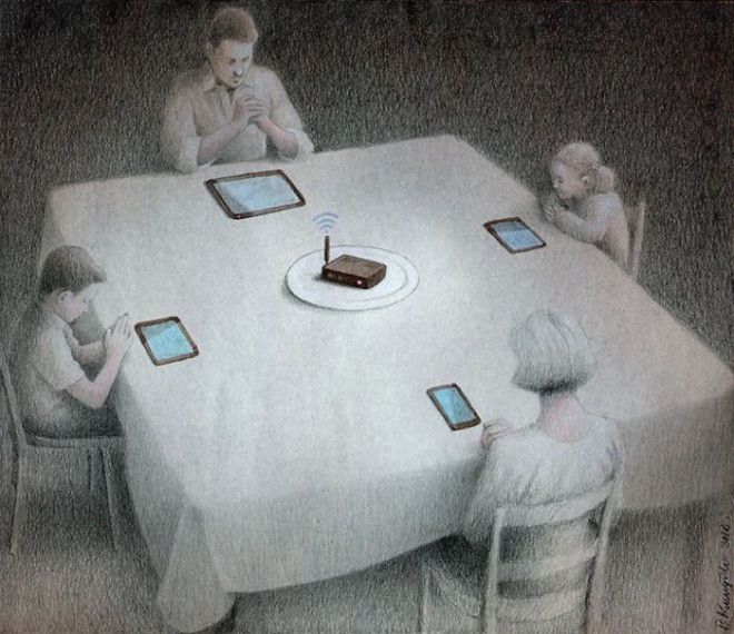 Карикатуры Павла Кучински о том, что не так с современным обществом 42