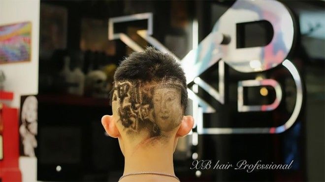 Китайский парикмахер превращает состриженные волосы в произведения искусства 41