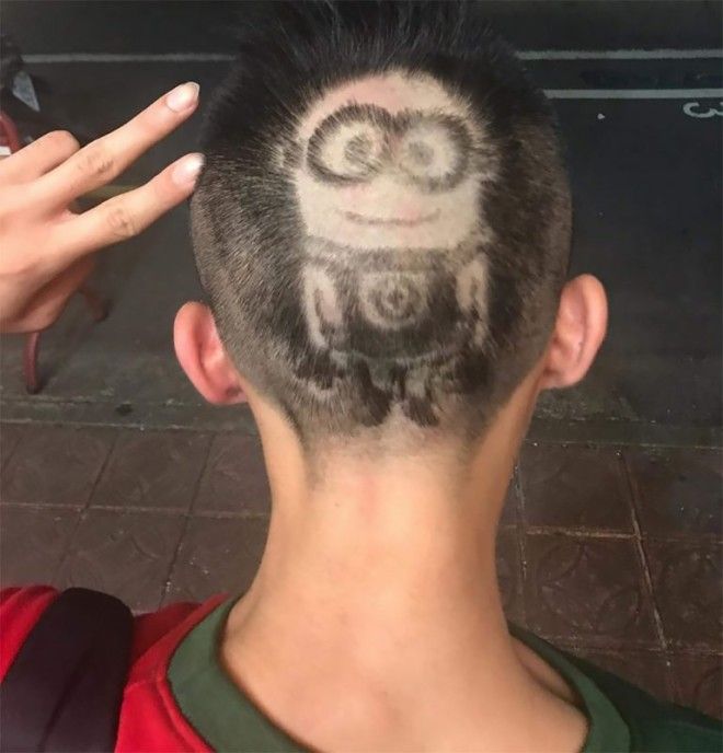 Китайский парикмахер превращает состриженные волосы в произведения искусства 44