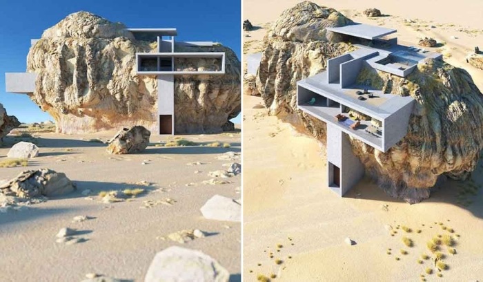 «Дом внутри скалы»: дизайнерское чудо, в существование которого трудно поверить 44