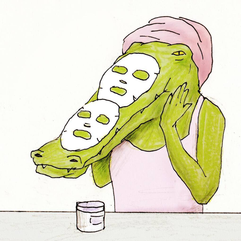 Художник из Японии показал, какой сложной была бы жизнь крокодилов в мире людей 96