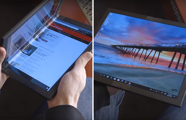 Первый в мире прототип ноутбука с гибким экраном 25