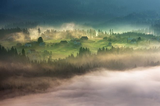 Удивительные пейзажи в объятиях тумана 36