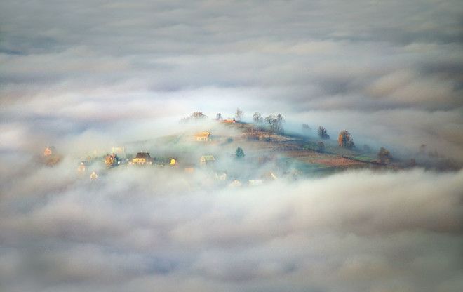 Удивительные пейзажи в объятиях тумана 32