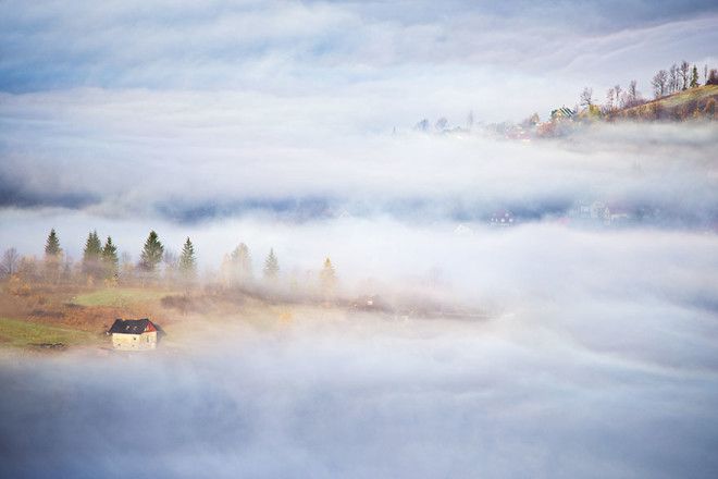 Удивительные пейзажи в объятиях тумана 37