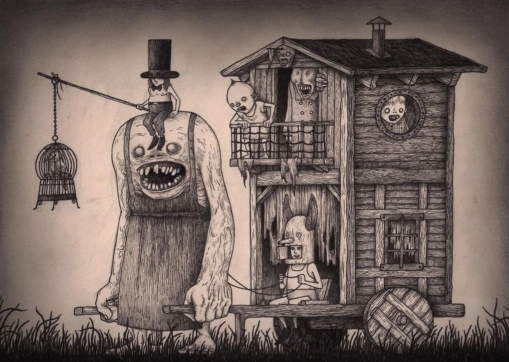 20 зловещих иллюстраций, в которых художник воплотил все ваши жуткие кошмары 61