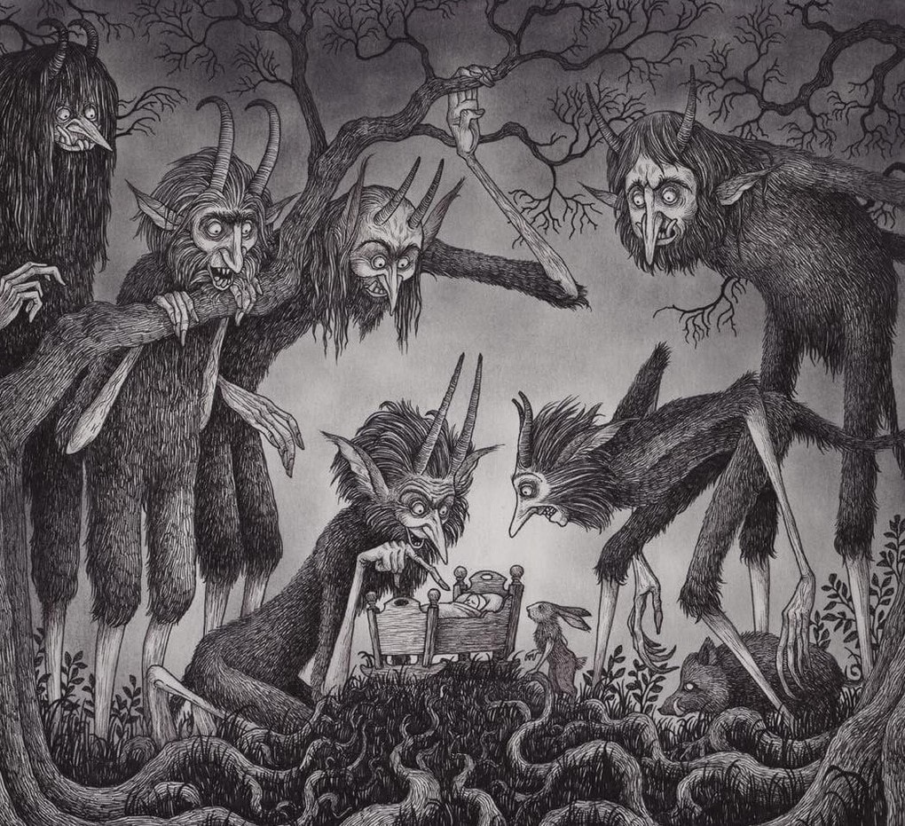 20 зловещих иллюстраций, в которых художник воплотил все ваши жуткие кошмары 78