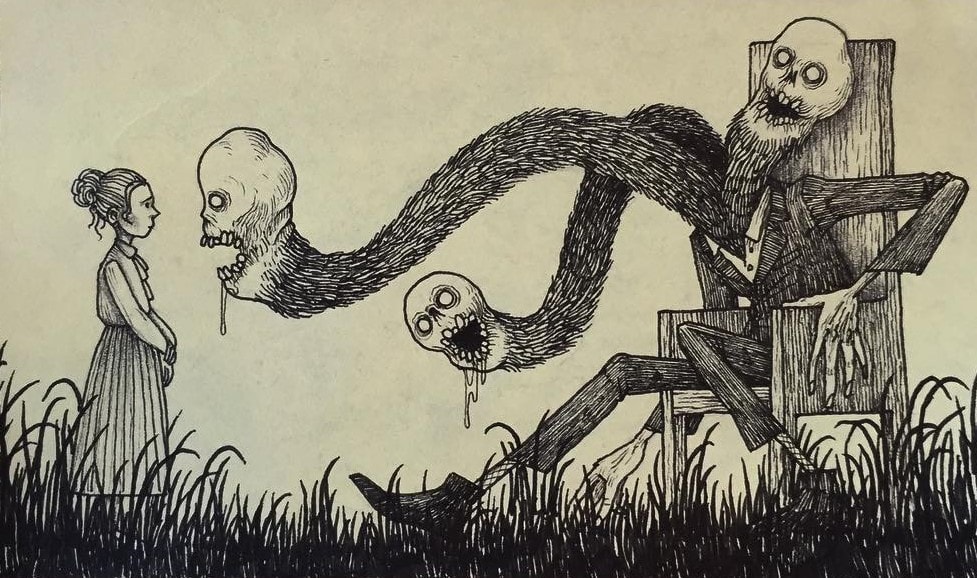 20 зловещих иллюстраций, в которых художник воплотил все ваши жуткие кошмары 66