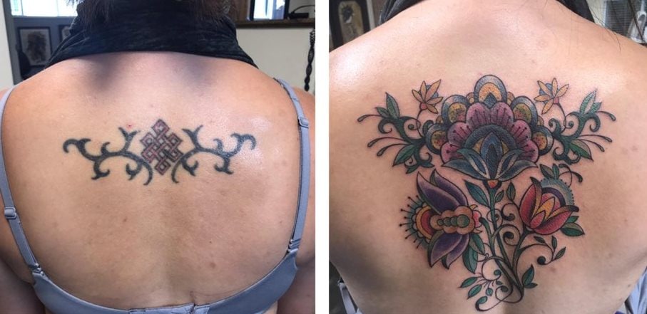 15 татуировок, которые попали в руки профессионалов и получили вторую жизнь 47