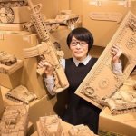 Японка не выбрасывает картонные коробки: она находит им применение получше