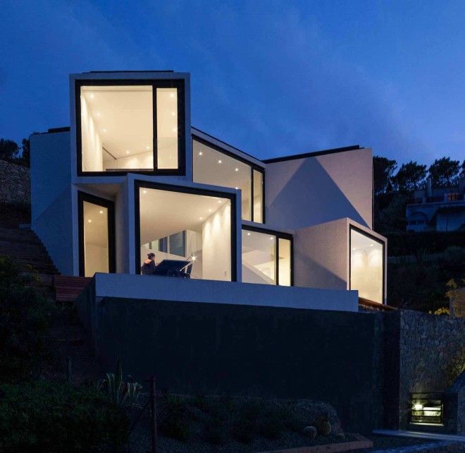Шикарный дом в стиле хайтек, чья геометрия вдохновлена самой природой 42