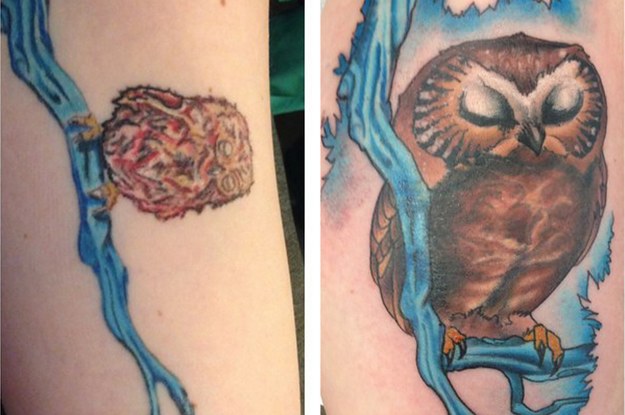 15 татуировок, которые попали в руки профессионалов и получили вторую жизнь 50
