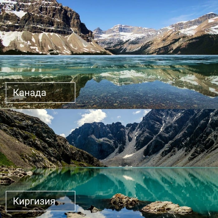 Девушка сравнила пейзажи Киргизии с другими странами, и отличить их оказалось непросто 28