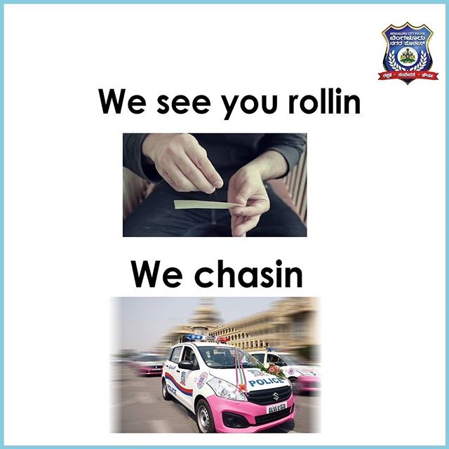 Полиция Бангалора постит мемы в своём Инстаграме, чтобы бороться с преступностью. Смешно и полезно! 47