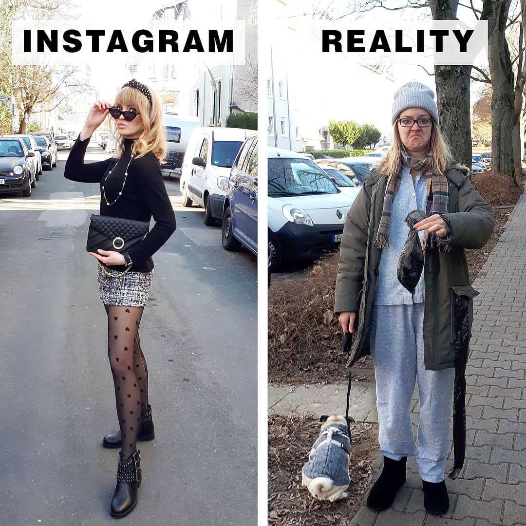 Девушка из Германии показывает, как выглядят идеальные снимки за пределами Инстаграма 49