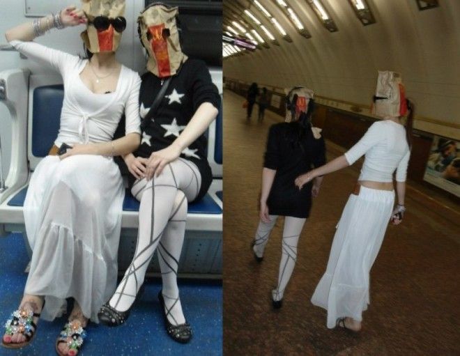 Мода из народа: самые яркие пассажиры российского метро 53