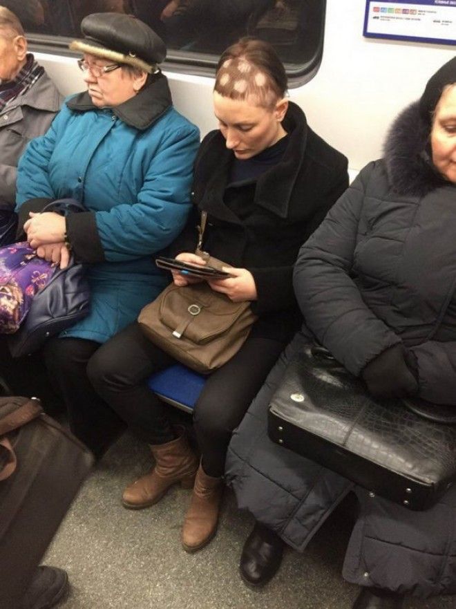 Мода из народа: самые яркие пассажиры российского метро 56