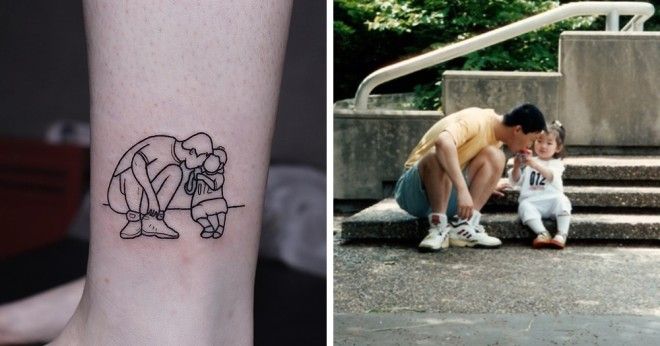 20 лаконичных татуировок от мастера минимализма из Южной Кореи 41