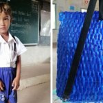 Папа из Камбоджи решил сделать рюкзак для сына своими руками. Получилось круто, а главное — душевно