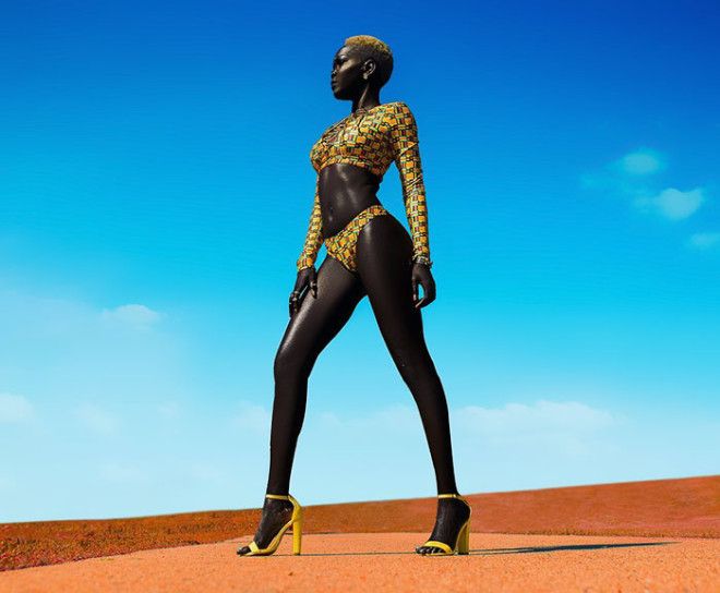 Королева тьмы: темнокожая красотка произвела фурор в мире моды 26