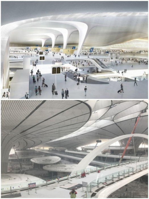 В Пекине завершилось строительство крупнейшего в мире аэропорта «Дасин» 45