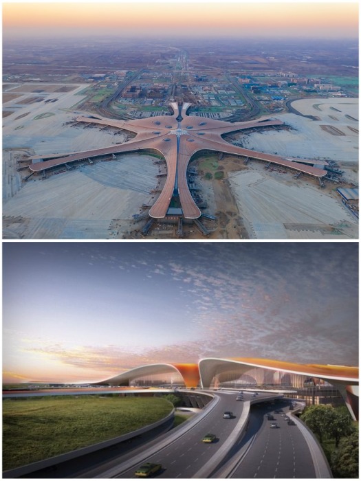 В Пекине завершилось строительство крупнейшего в мире аэропорта «Дасин» 48