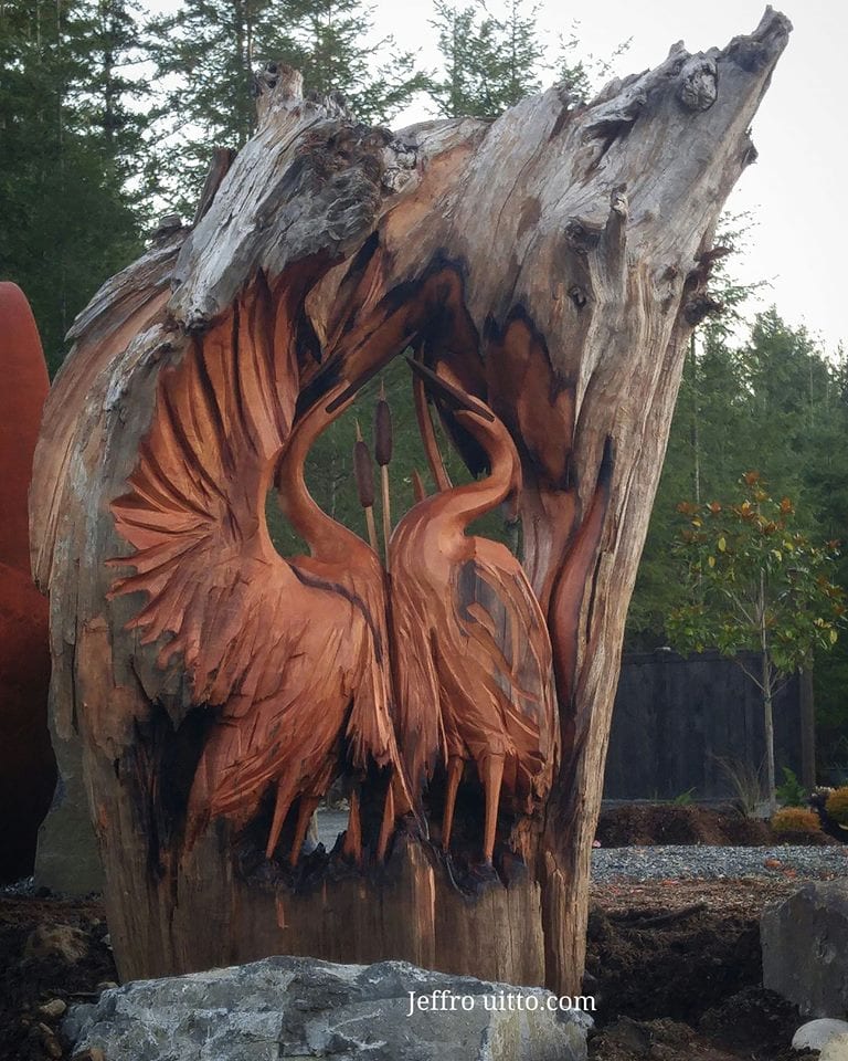 Художник из Вашингтона создаёт скульптуры из сухих деревяшек, от которых дух захватывает 58
