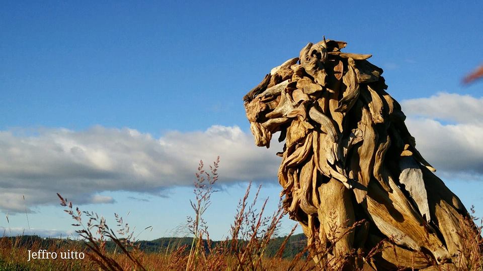 Художник из Вашингтона создаёт скульптуры из сухих деревяшек, от которых дух захватывает 68