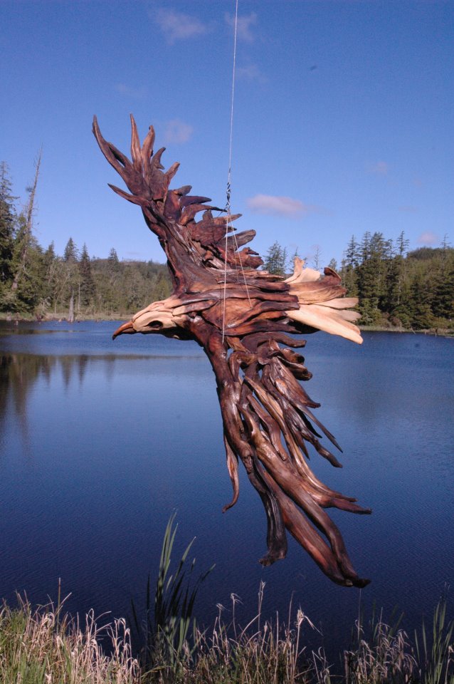 Художник из Вашингтона создаёт скульптуры из сухих деревяшек, от которых дух захватывает 62