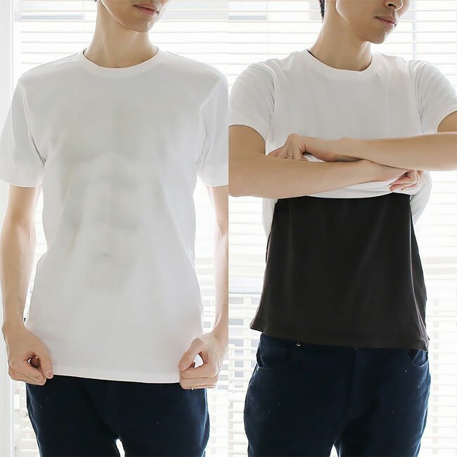 «Дизайнерское тело»: в Японии придумали футболку, делающую людей соблазнительными 37