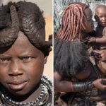 Невероятные прически и макияж девушек из племени Химба