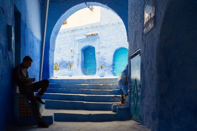 Шефшауэн, город небесных красок: Голубая жемчужина Марокко 34