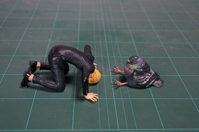 20 работ от японца, который превращает мемных животных в смешные фигурки 150