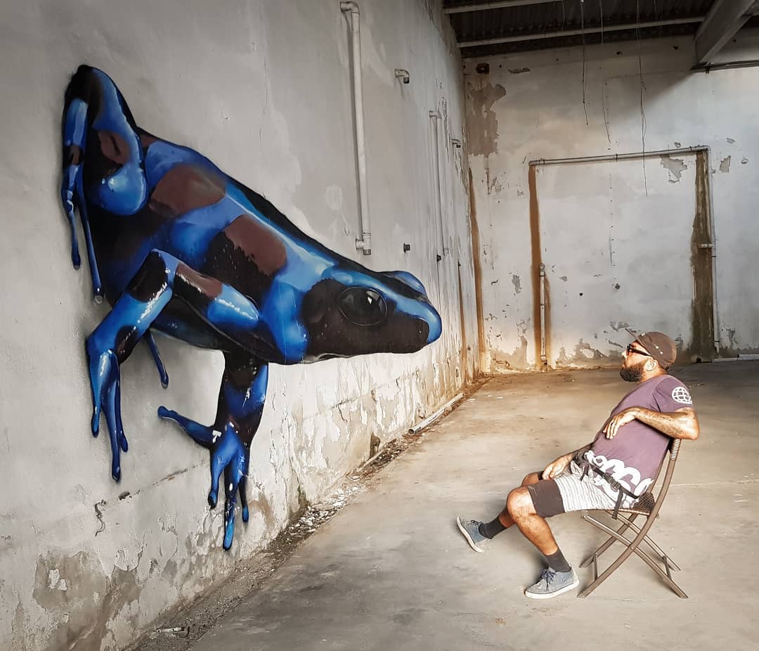 20 работ художника, который превращает невзрачные стены в невероятно реалистичные 3D-граффити 93